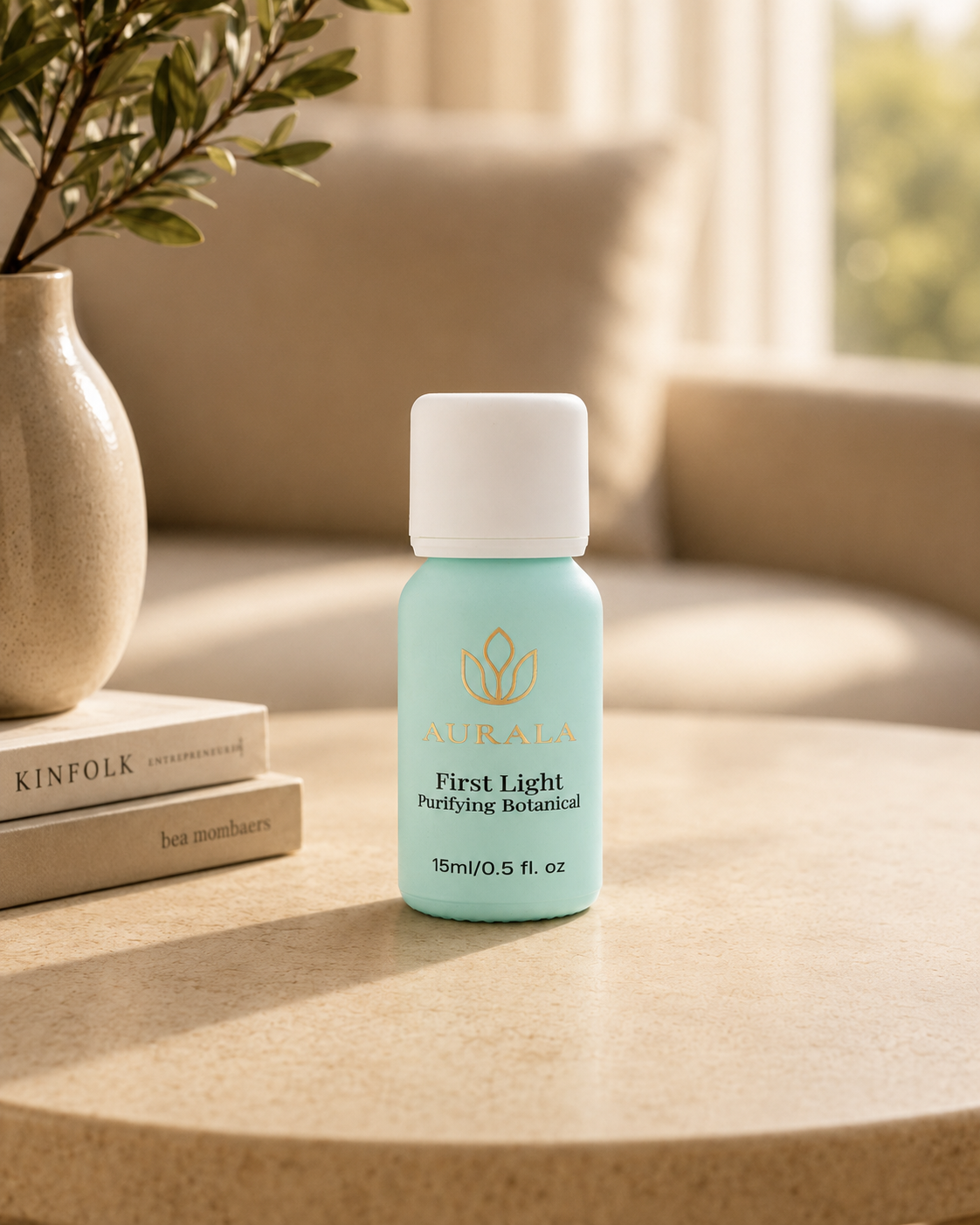 First Light 15ml airborne mould defence essential oil blend, satin mint bottle