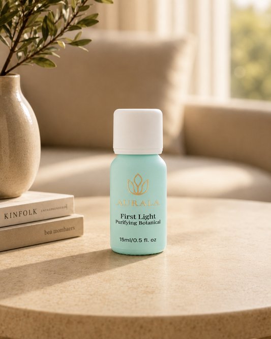 First Light 15ml airborne mould defence essential oil blend, satin mint bottle